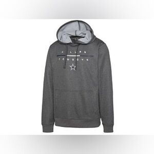 Dallas Cowboys NFL Men's Gray Tinsman Hoodie Size L Pullover Sports Apparel